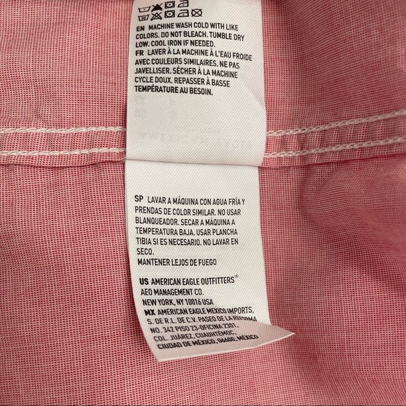 American Eagle Outfitters Poplin Button Up Shirt - Picture 10 of 14